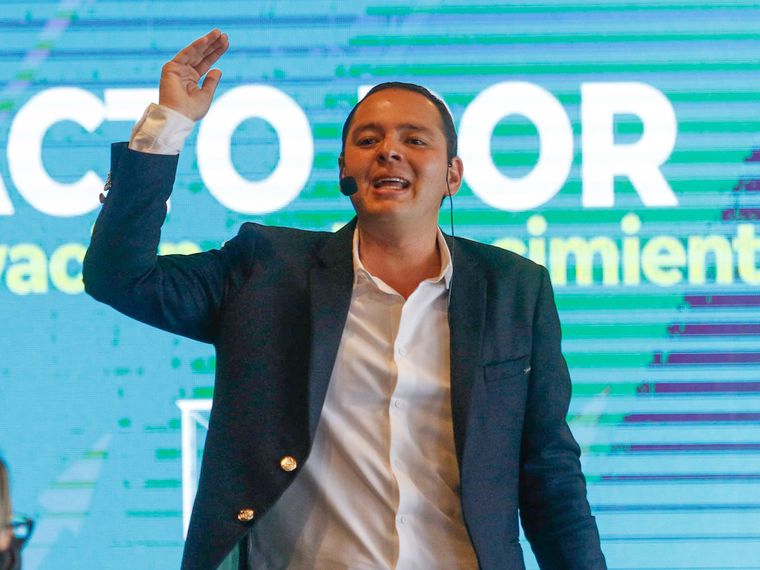 Carlos Mario Marín durante su gestión como alcalde de Manizales